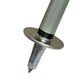 Treppiede leggero in alluminio a cremagliera, base a punta, 1110-2450 mm
